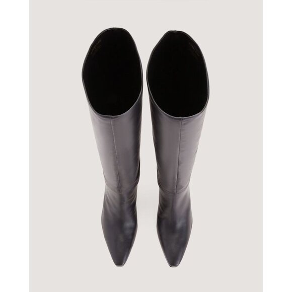 Everlane The Banana Boots in Black Leather New Womens Knee High - Picture 5 of 14